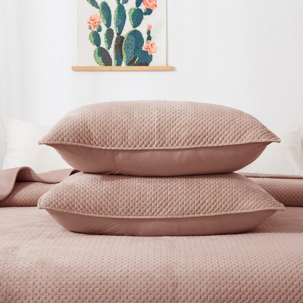 Kasentex Ultra Soft Plush Poly-Velvet Quilt Set, Queen, King, Room Decor, Graduation Gifts, Fathers Day Gift