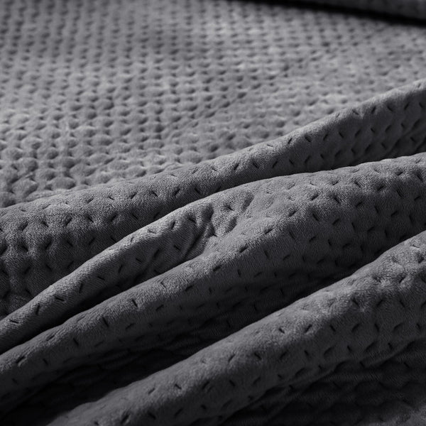 Kasentex Ultra Soft Plush Poly-Velvet Quilt Set, Queen, King, Room Decor, Graduation Gifts, Fathers Day Gift