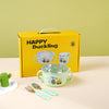 304 stainless steel children's tableware set cute baby food bowl stainless steel tableware children's water cup