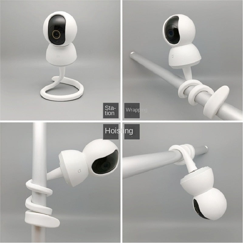 Camera 2K No-Drilling Mount Multi-Function Crib Winding Binding Hanging Inverted Installation Wall-Mounted Base