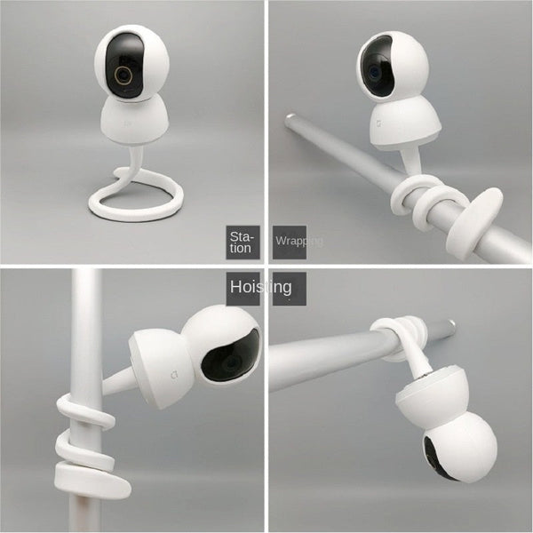Camera 2K No-Drilling Mount Multi-Function Crib Winding Binding Hanging Inverted Installation Wall-Mounted Base