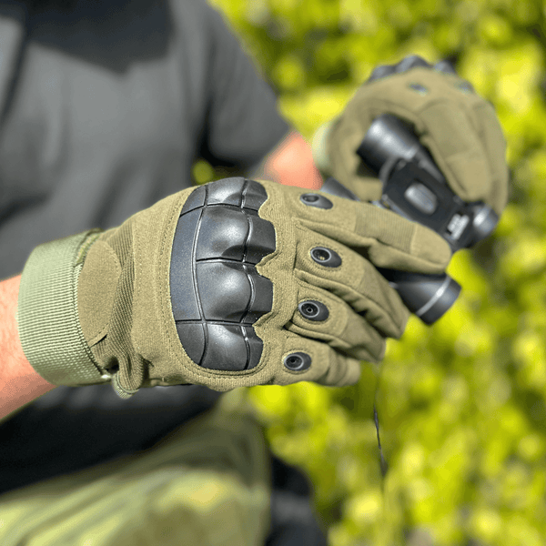 JupiterGear Tactical Military Airsoft Gloves for Outdoor Sports, Paintball, and Motorcycling with Touchscreen Fingertip Capability