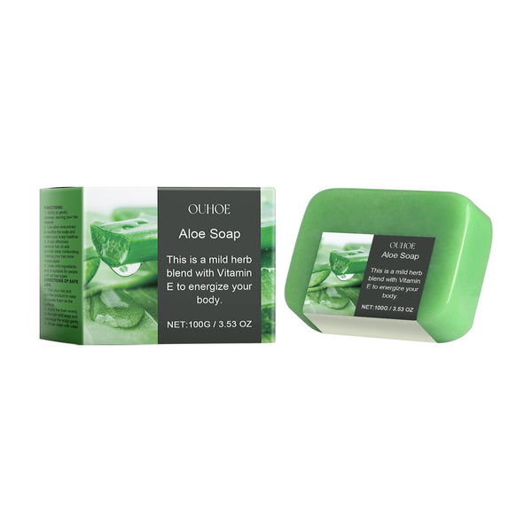 Hair Soap With Aloe Vera Essential Oil Cleans Scalp And Nourishes Hair With Refreshing, Fluffy And Smooth Hair Care Soap
