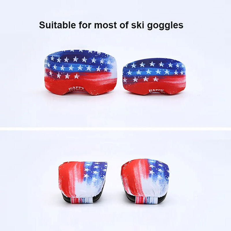 Ski Goggle Cover Scratch-Proof Snowboarding Goggles Protector Stretchy Skiing Eyewear Covers Snow Sport Glasses Protective Gear