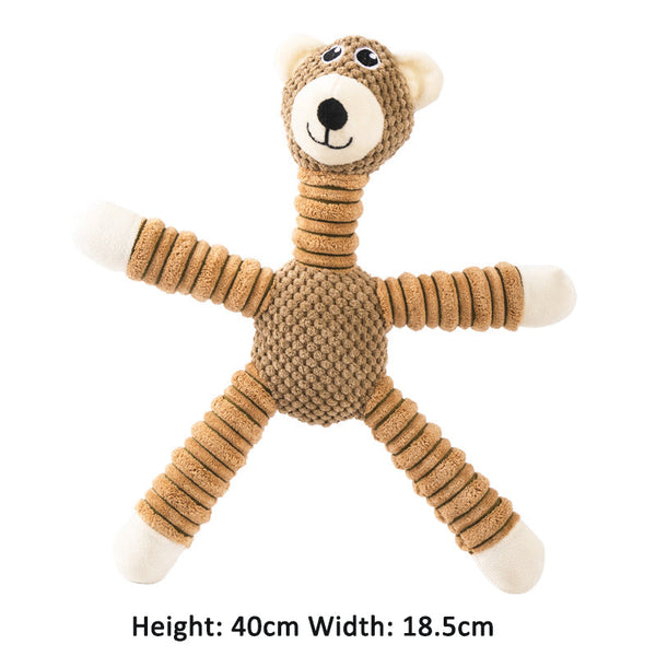 Large Letter Toy Elephant Bear Pig Animal Sound Toys for Pets