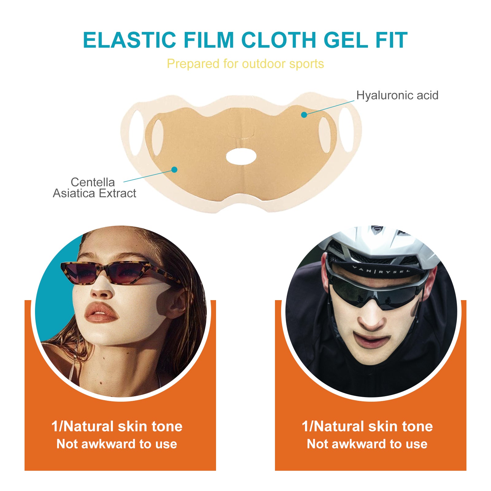 Uv Protective Mask Protective Mask For Summer Outdoor Repair Facial Skin Hydrating Protection