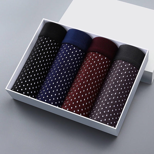 Mesh ice silk mesh underwear for men's square angle underwear