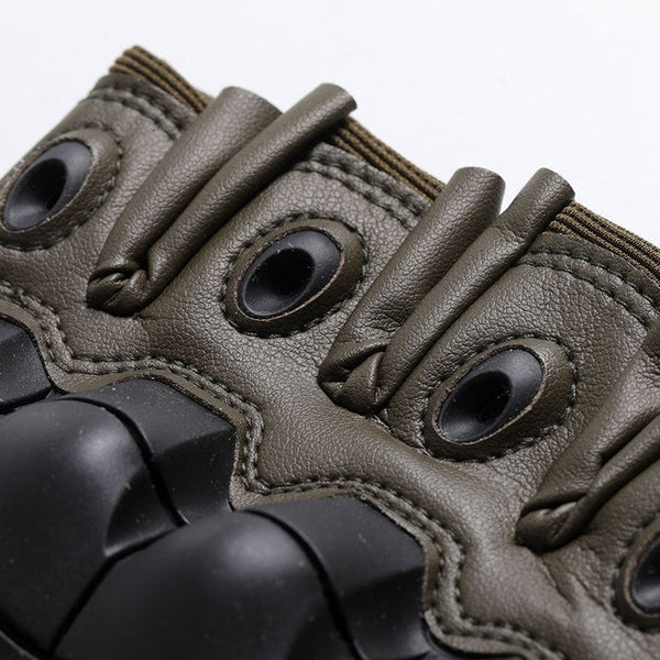 Tactical half-finger gloves men's soft shell protective microfiber special forces military fans sports cycling outdoor