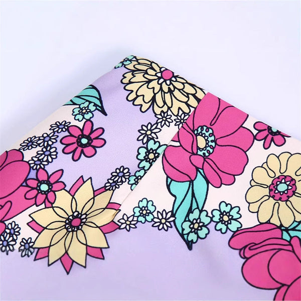 Fashionable and Sexy Women's Floral Print Skirt with Style