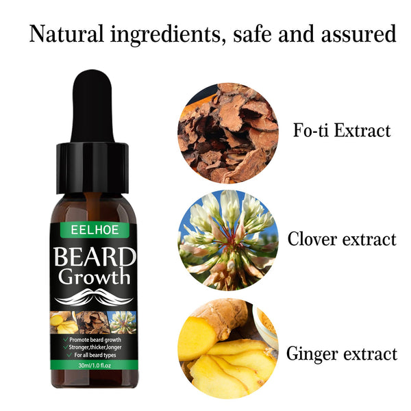 Beard Oil, Nourishing Moisturizing Spray Facial Hair Treatment Promotes Facial Growth And Thickening Liquid