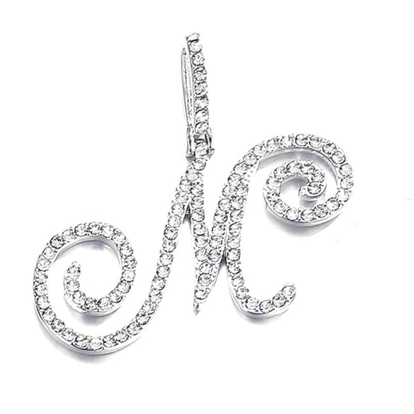 Hip hop accessories grass letter pendant melon seed buckle Cuban chain accessory