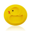 Cute Small Yellow Duck Silicone Happy Baby Kids Anti-drop Suction Table Food Tray Place mat Plate Bowl Mat