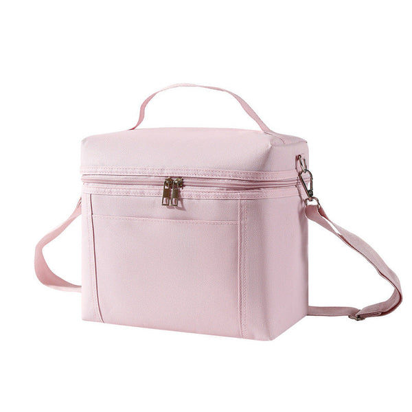 Women's lunch bag. Light, insulated, leak - proof, waterproof. Adjustable strap, reusable, for work, picnic, travel.