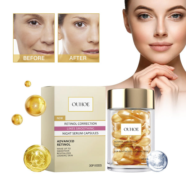 Retinol Anti-Wrinkle Serum, Reduce Facial Wrinkles And Fine Lines By Moisturizing And Firming Anti-Aging Essence