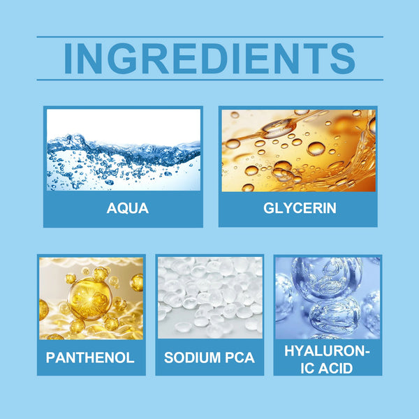 Hyaluronic Acid Face Serum, Compact Light Stripes Desalt Blain Brightens The Hydrating Essence