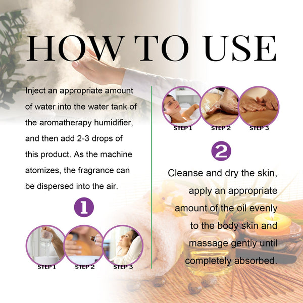 Lavender Essential Oil, Skin Moisturizing Whitening Beauty Firming Skin Relaxing Body Massage Essential Oil