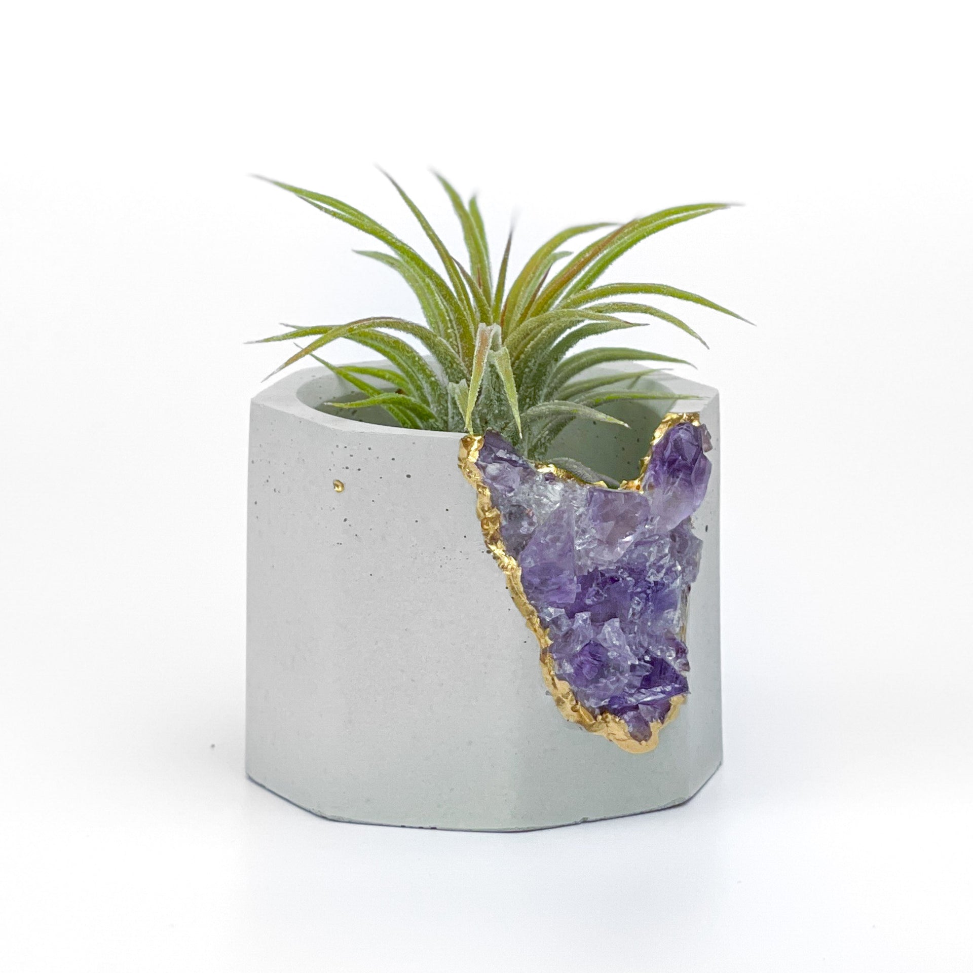 Brazil AMETHYST GEODE PLANTER