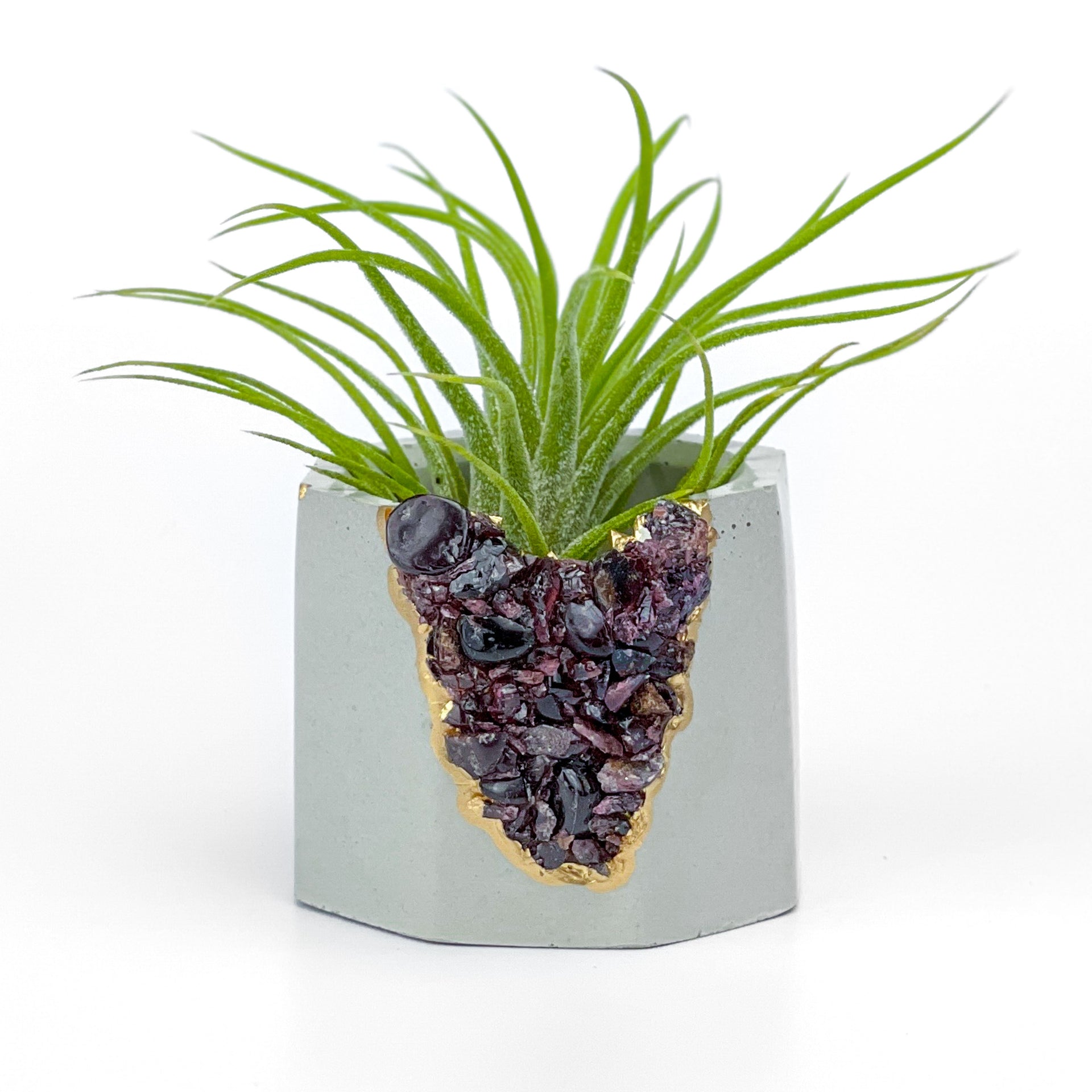 GARNET GEODE PLANTER