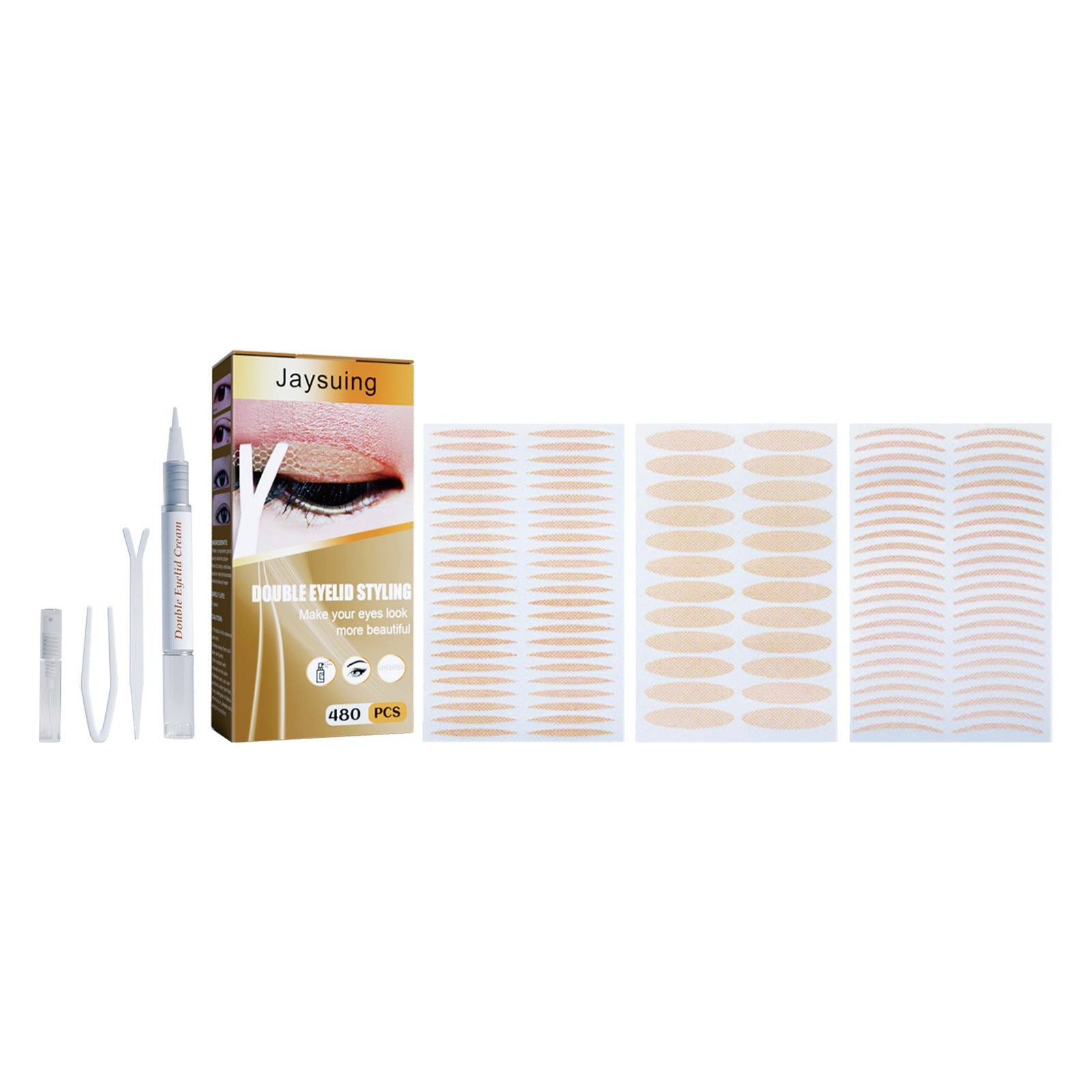 Double Eyelid Gel Permanent Natural Traceless Invisible Non-Glue Double Eyelid Gel Beauty Patch