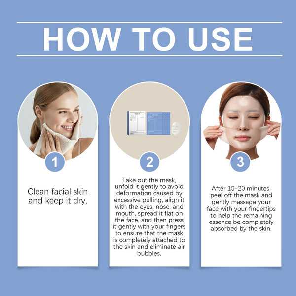 Deep Nourishing Moisturizing Mask Gently Moisturizes Facial Skin Hydrating Moisturizing Soft Moisturizing Skin Care Mask