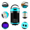 Solar LED Electric Shock Mosquito Killer Lamp Outdoor Waterproof USB Rechargeable Lighting Mosquito Trap