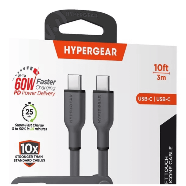 HyperGear Flexi PRO USB-C to USB-C Cable 10ft