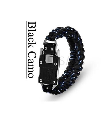 Outdoor Survival Multi Functional EDC Tactical 7 Core Umbrella Rope Bracelet