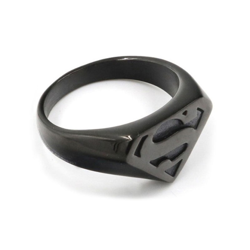 Superman Men's Ring European and American Fashion