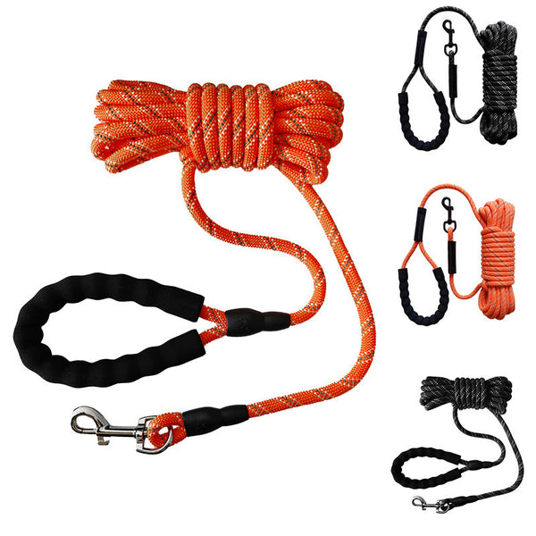 Extended Traction Rope 10m 20m 30m Recall Training Camping Backyard Dog Walking Rope Reflective Tracking Dog Leash