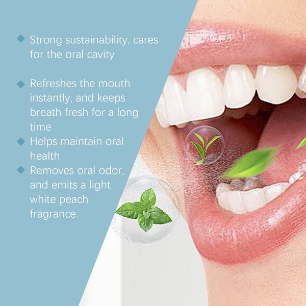 Secret Mint Oral Care Air Fresher Spray, Remove Coffee Stains And Whiten For Healthy Teeth