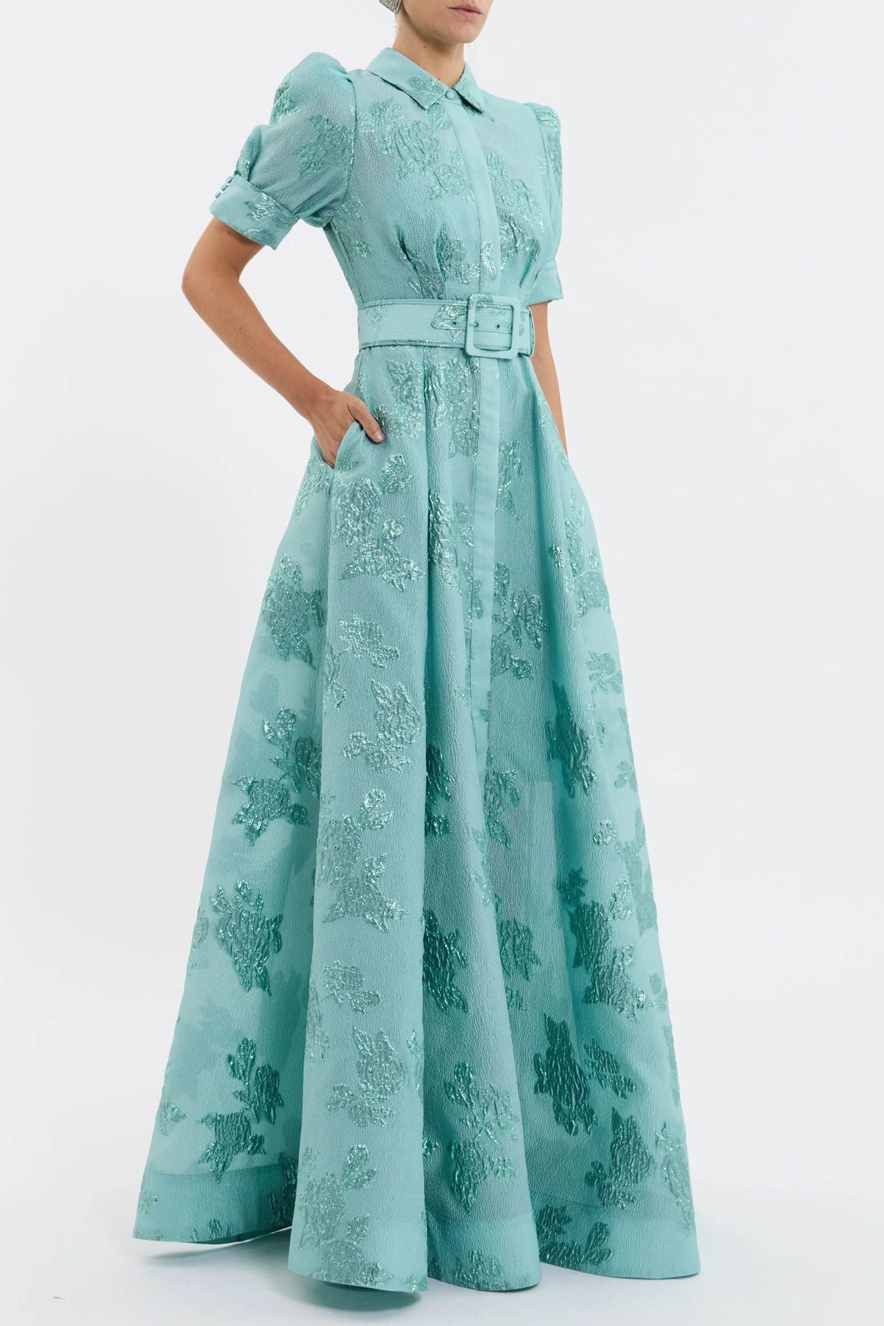 Elegant French Style Dress Vintage Charm Fashion Fitted Long Dress