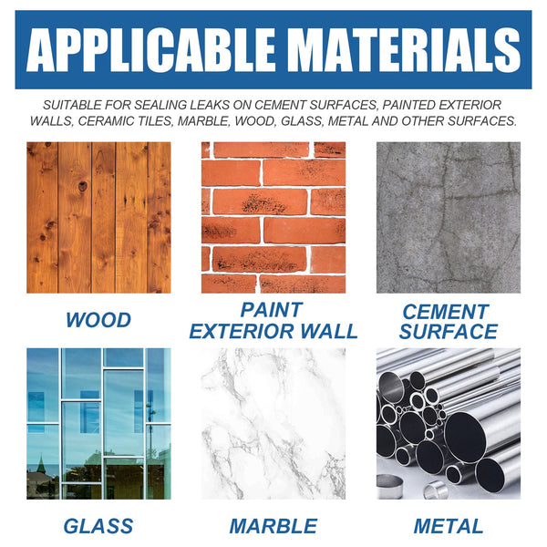 Transparent Waterproof Adhesive, Multi-functional Waterproof And Leakproof Sealing Paint For Household Kitchen And Bathroom Plumbing Roof Walls