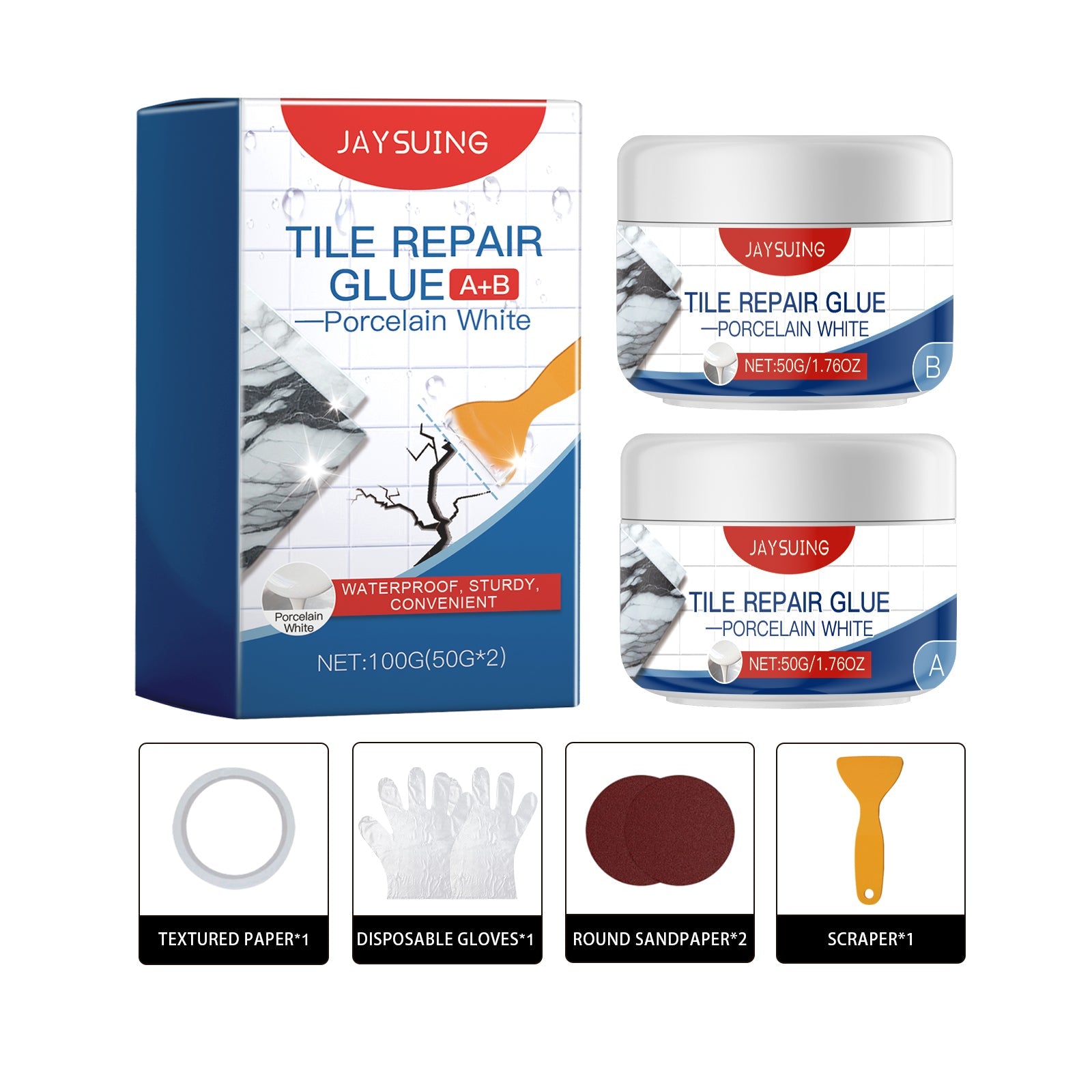 Tile Repair Glue, Living Room Bathroom Wall Tile Repair Leak Gap Waterproof Sealing Tile Repair Glue