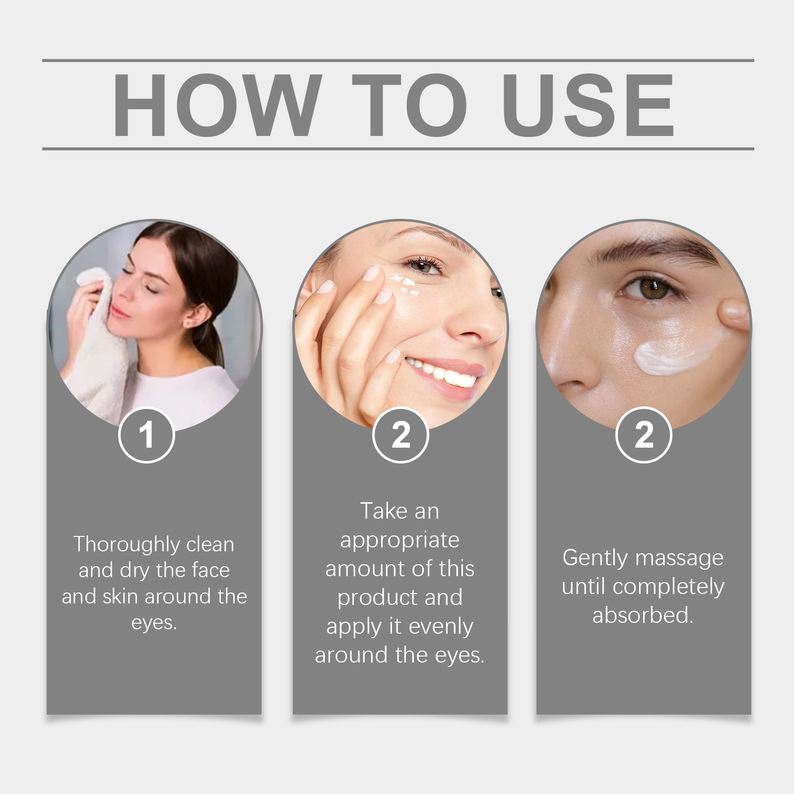 Firming Eye Cream Moisturizes And Tightens The Skin Around The Eyes And Lightens Fine Lines