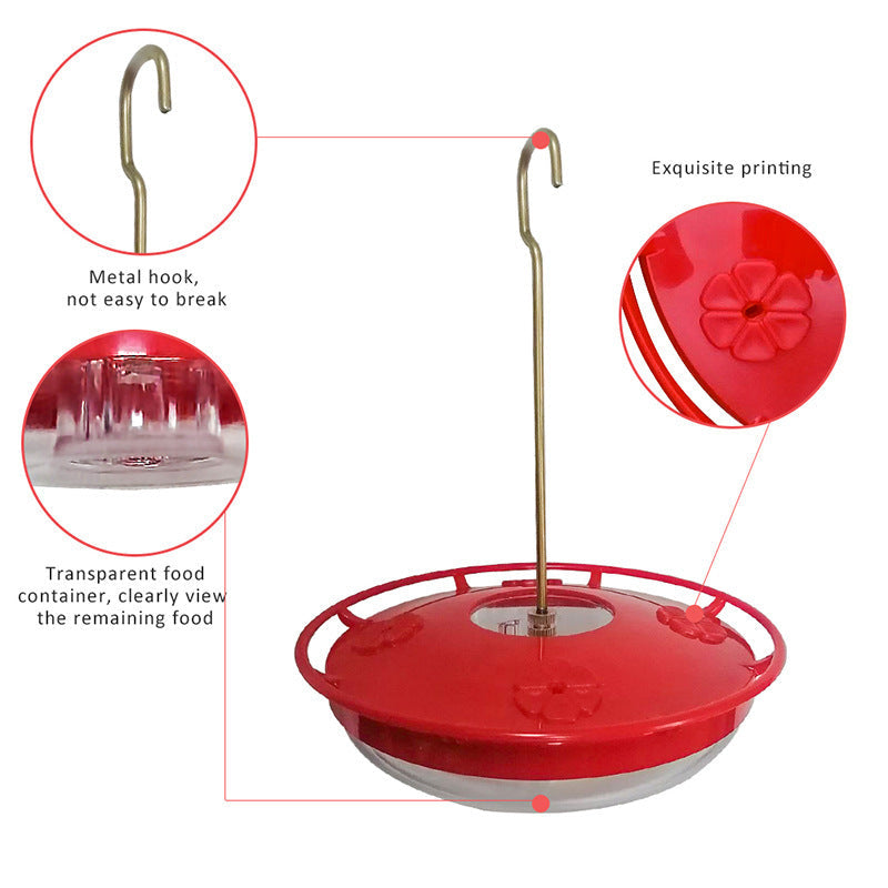 Creative Hummingbird Feeder, Outdoor Hanging Hummingbird Feeder, Hummingbird Feeding Device