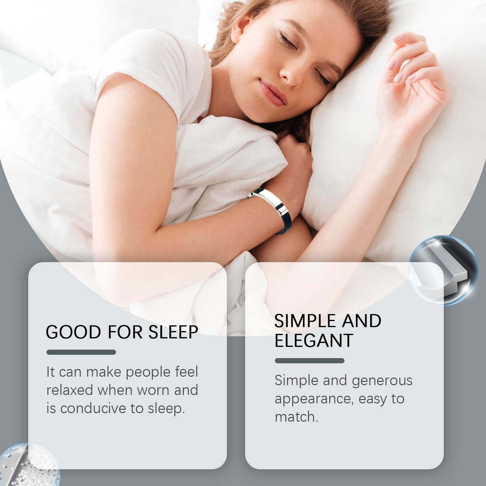 Fashion Titanium Steel Bracelet, Personalized Fashion Decoration Comfortable Fashion Portable Unisex Care Bracelet