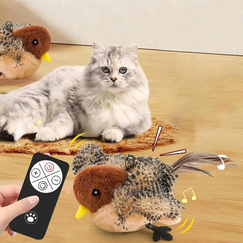Cat toys touch sense sound teasing cat sticks plush simulation birds pet supplies grind teeth self pleasure relieve boredom