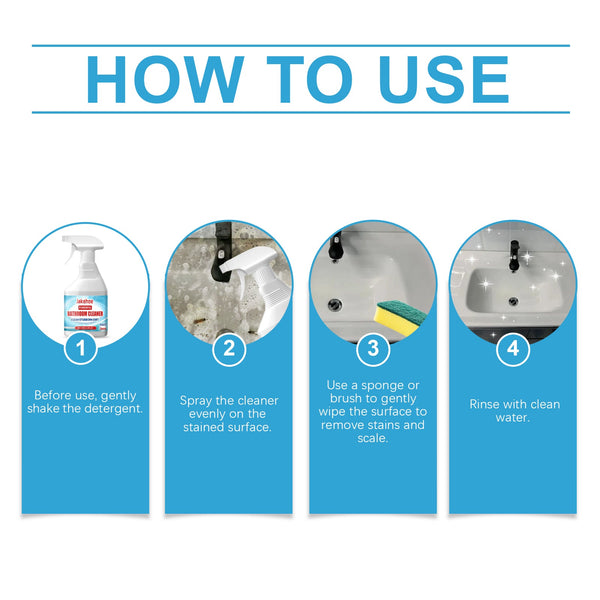 Bathroom Cleaner, Clean Bathroom Glass Door Bathtub To Remove Stains And Water Stain Cleaning Cleaner