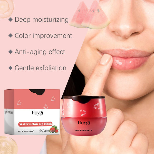 Watermelon Lip Mask, Lighten Lip Lines, Remove Dead Skin, Moisturize, Prevent Dry And Crack Lip Mask, Moisturize And Care Lip Mask
