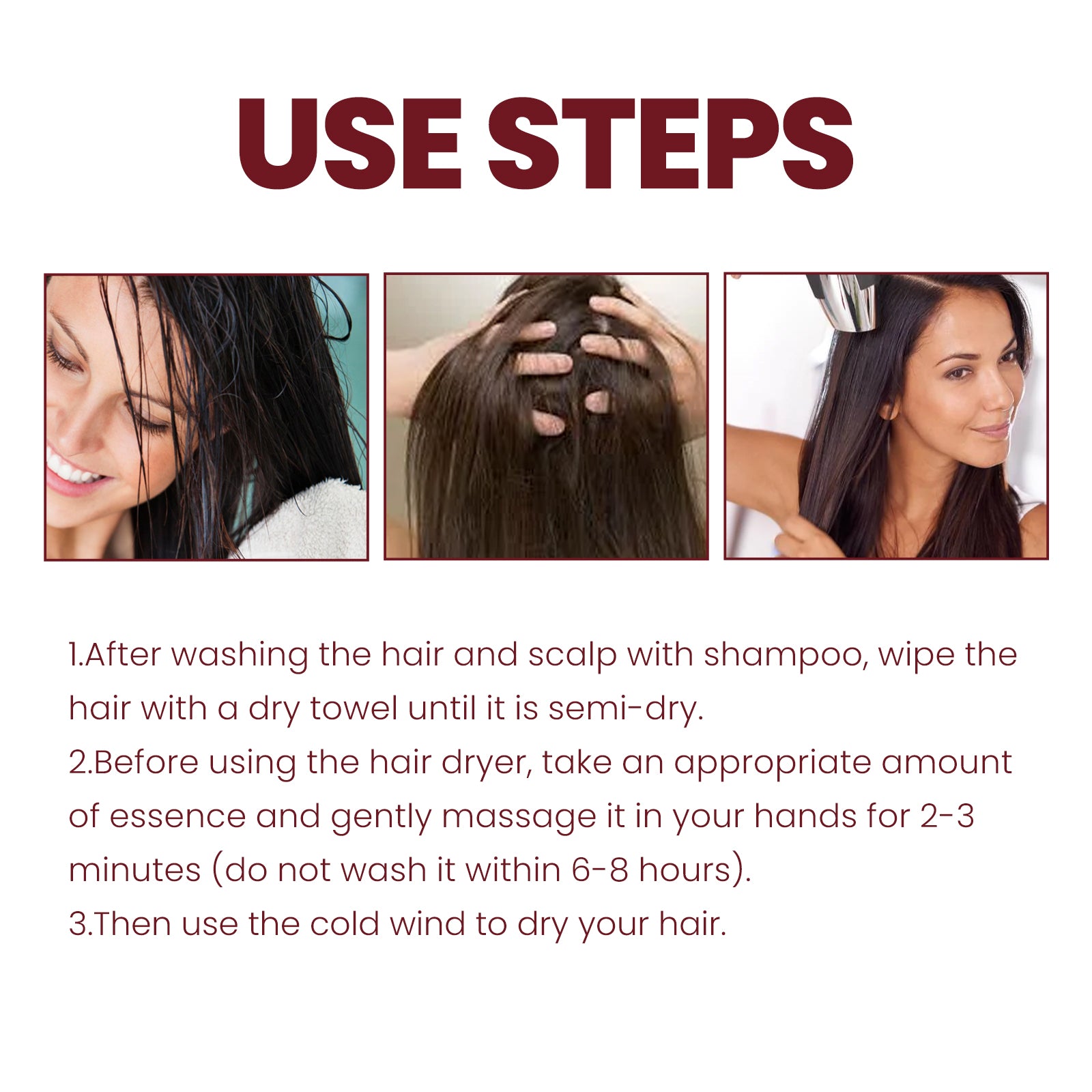 Hair Intensive Essence, Moisturizes Hair Roots, Fast Growing Prevents Loss And Strengthens Hair Care Essence