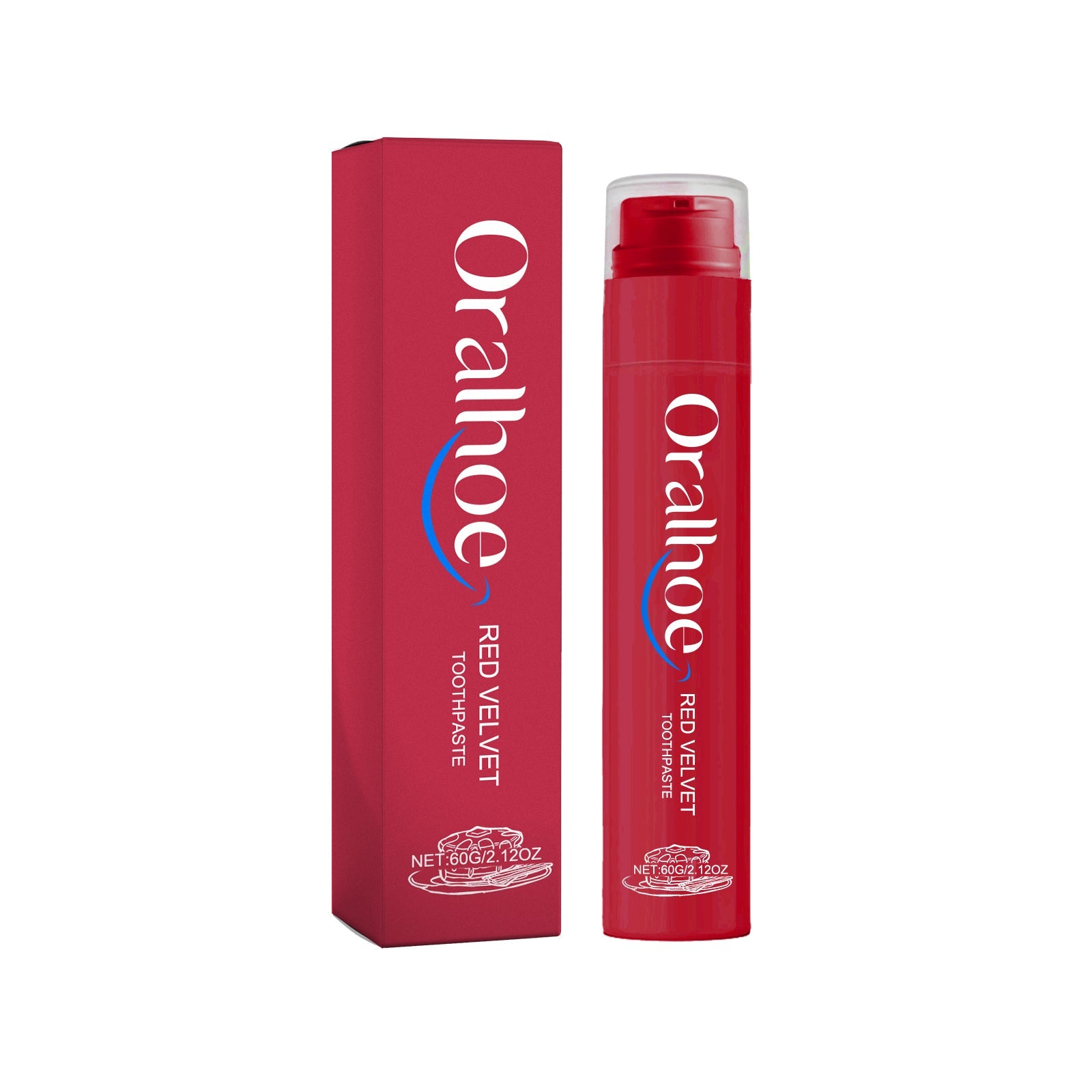 Red Velvet Toothpaste, Multi-Flavor Teeth Clean Teeth Yellow Tartar Fresh Breath Beautiful Teeth