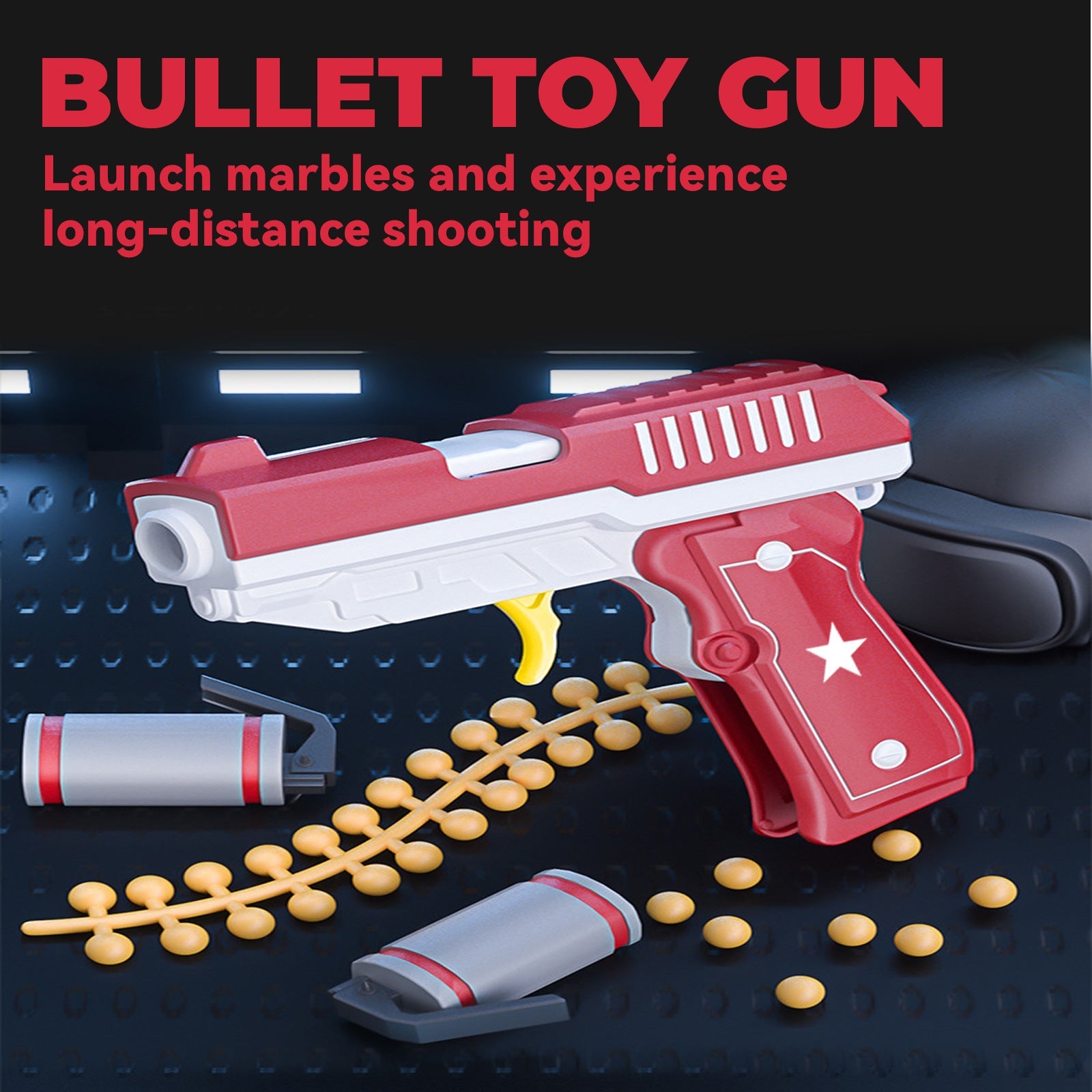 Bullet Toy Gun, Fun Children's Outdoor Interactive Toys Transform Continuous Gift For Boys