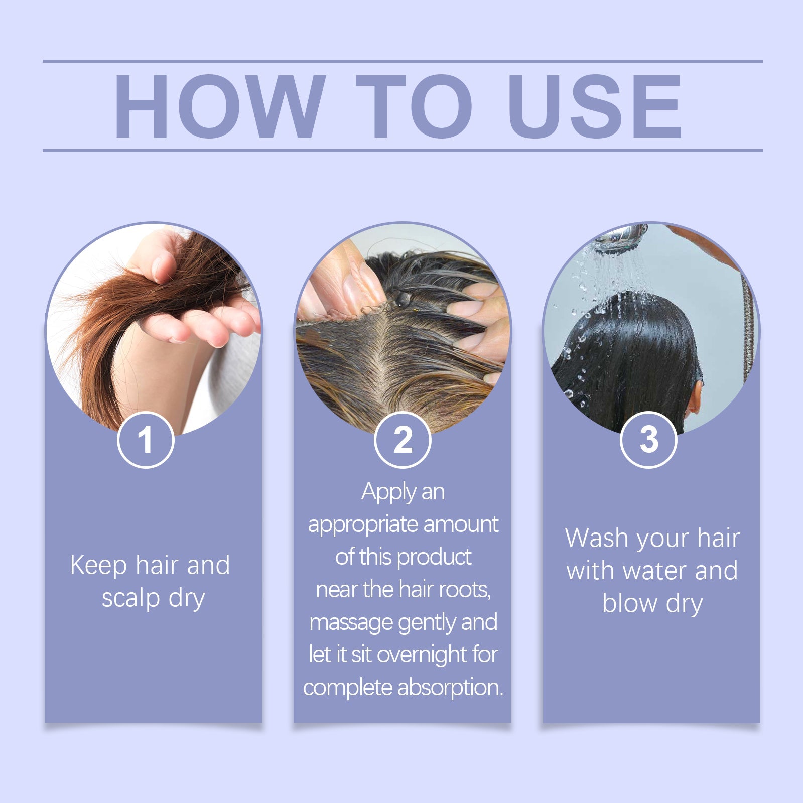 Grey Hair Essence Gentle, Non-Irritating Hair Easy Color Change Moisturizing Soft And Smooth Hair Care Essence