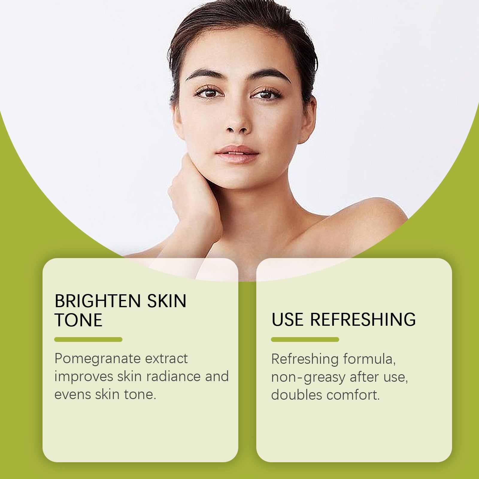 Green Tea Moisturizing Essence Gently Repair Facial Skin, Moisturizing And Radiant Plant Essence