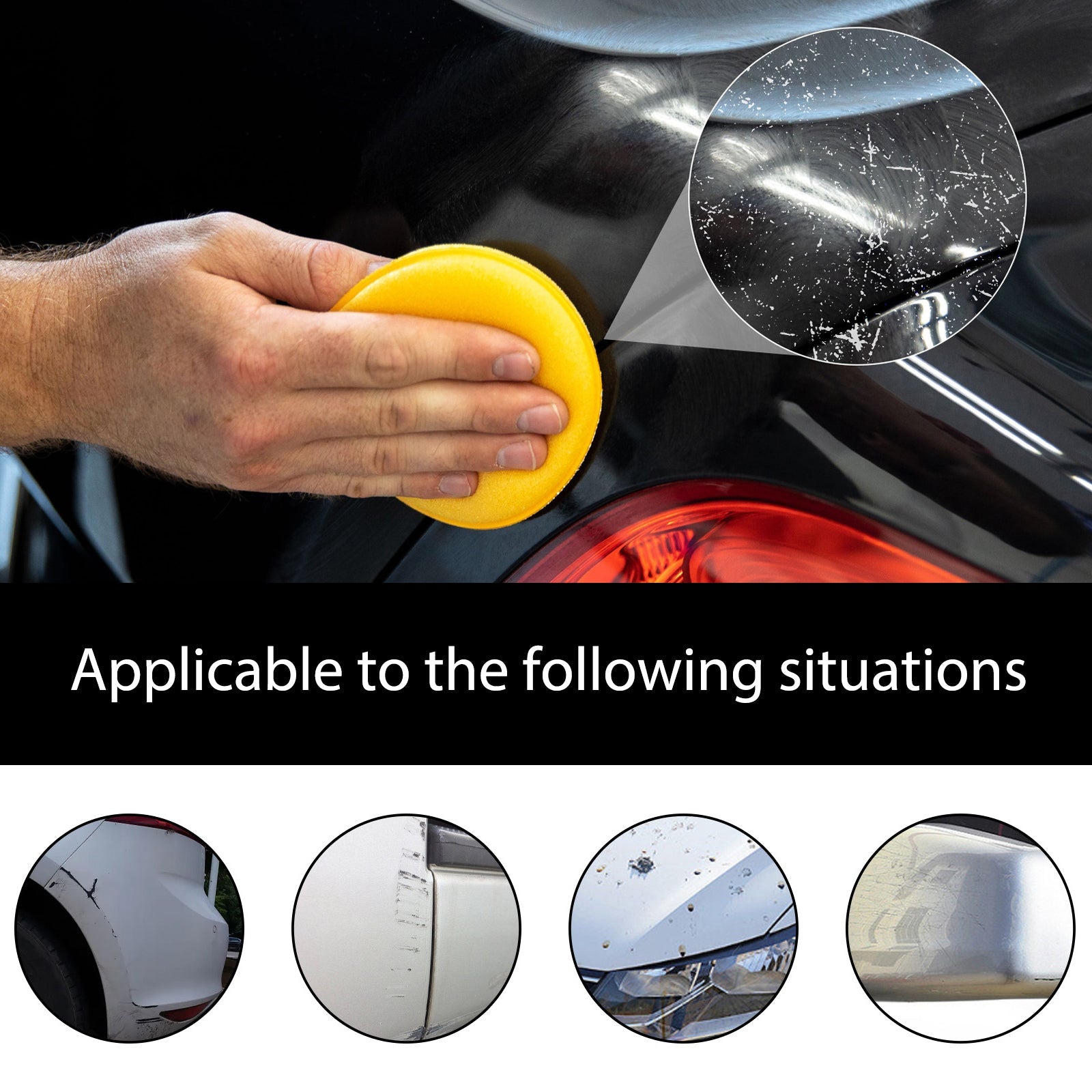 Car Scratch Removal Lotion, Automotive Paint Polishing Maintenance Refurbishment Cleaning And Brightening Repair Fluid