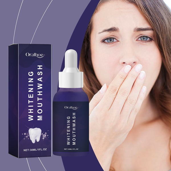 Purple Dental Mouthwash, Gentle Ingredients To Protect Teeth Clean Stains Left Fresh Smell