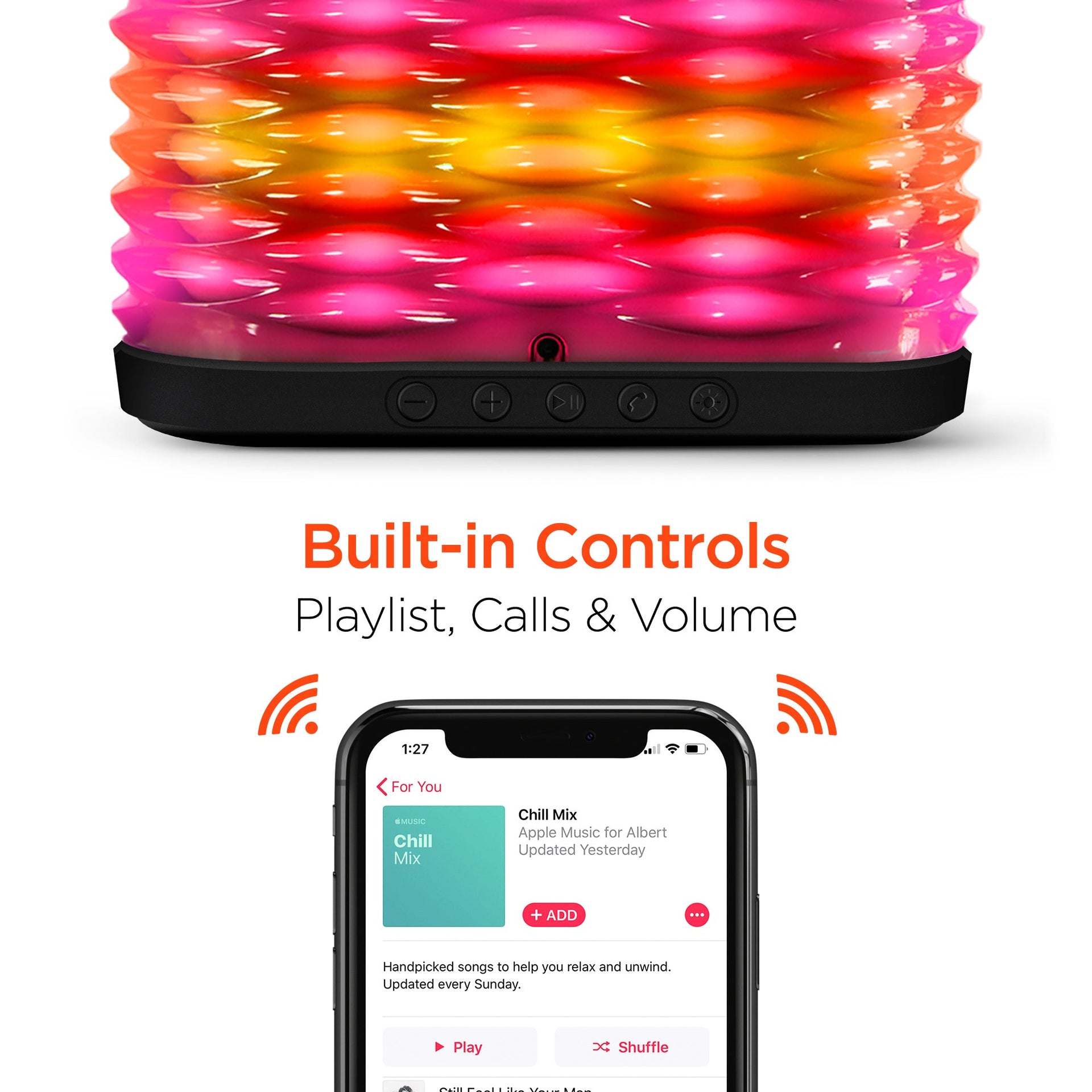 HyperGear LYTE XL Wireless LED Speaker