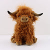 Internet celebrity Highland Cow plush toy simulation long haired cow figurine