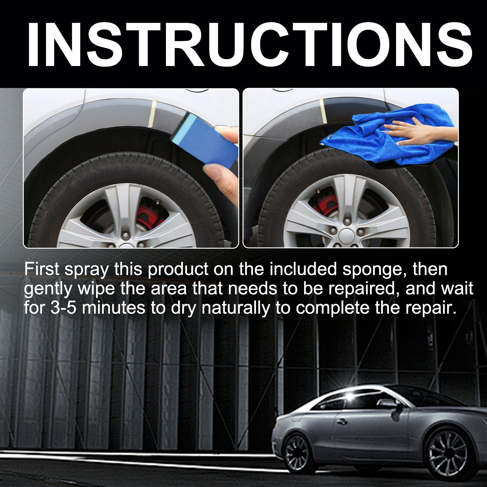 Plastic Restorer, Car Seat Interior Instrument Panel Cleaning Decontamination Polish Refurbishing Agent