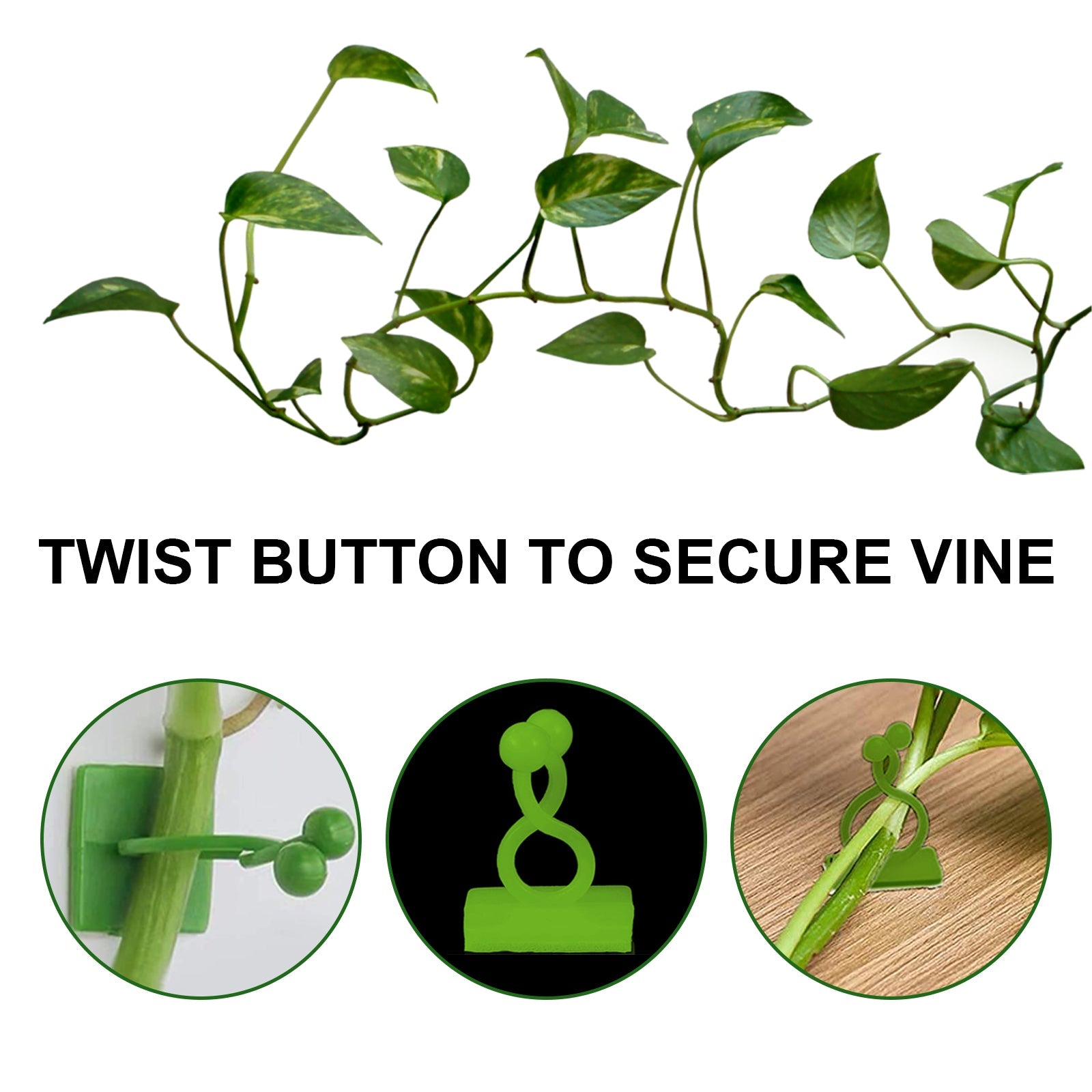 Plant Climbing Wall Holder, Household Vine Plant Wall Climbing Self-adhesive Retainer